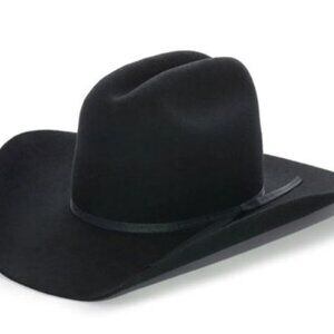 Master Hatters of Texas Youth Fox Wool Hat in Black, NWT